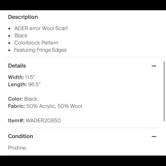 ADER error Scarf 🧣​​​​​ - Picture 5 of 8